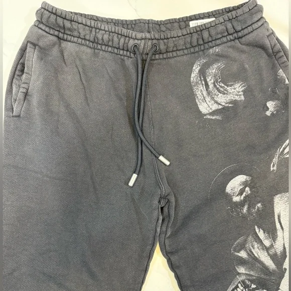 Off-White Gray Graphic Sweatpants - New! - Picture 1 of 13